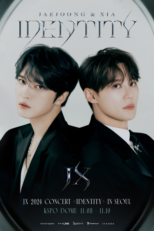 김재중-김준수 콘서트 JX_IDENTITY_메인 포스터