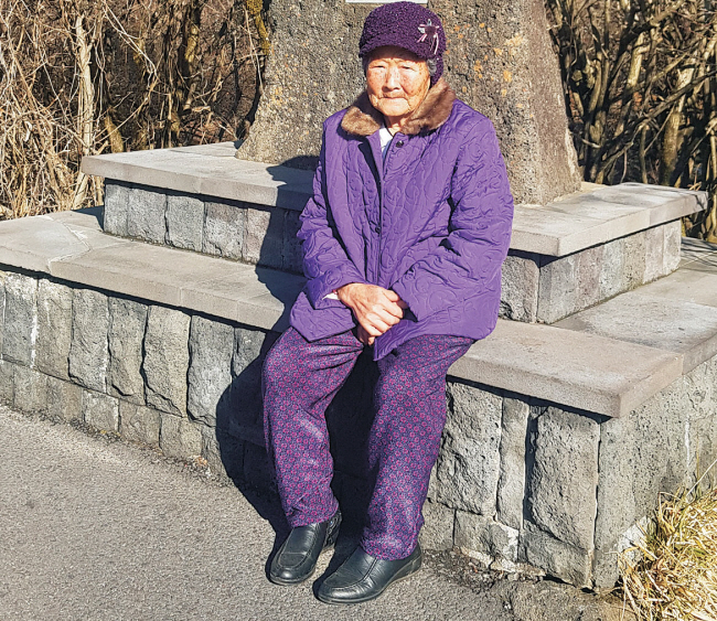 2022년 별세한 고 강원여 후원자 생전 모습.