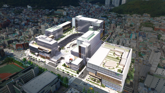 부산대병원 지역완결형 글로벌 허브 메디컬센터 조감도. 부산대병원 제공