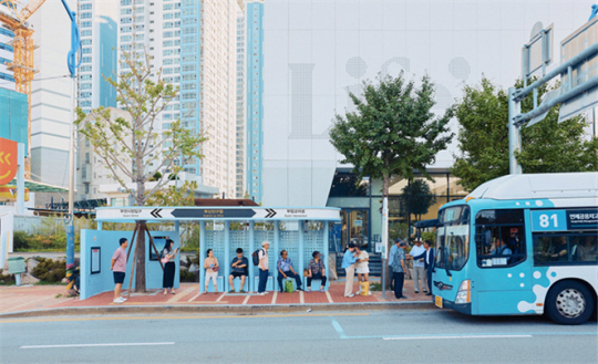 부산 부산진구청 앞 허그스테이션 모습. 부산시청 제공