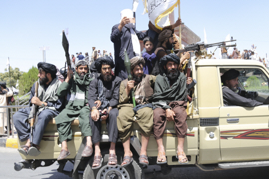 탈레반 병사들 모습. 뉴시스