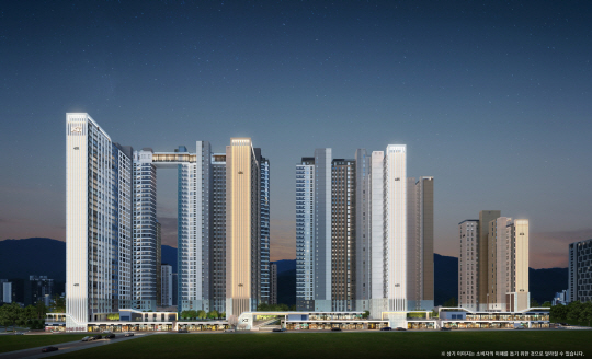 프레스티어자이 투시도. GS건설