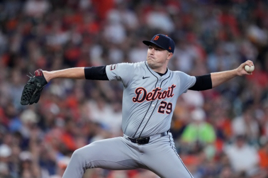MLB 디트로이트의 투수 태릭 스쿠벌. AP뉴시스