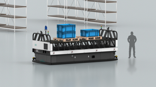 현대무벡스가 개발할 10t급 AMR의 가상 이미지. 현대무벡스 제공