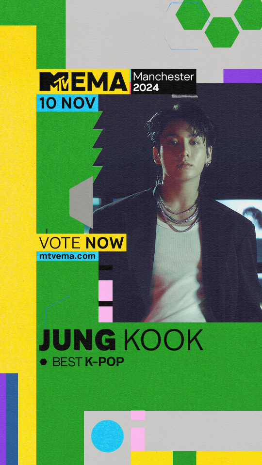 방탄소년단 정국_MTV EMA 24_노미네이트