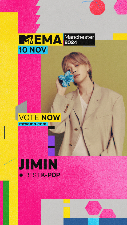 방탄소년단 지민_MTV EMA 24_노미네이트