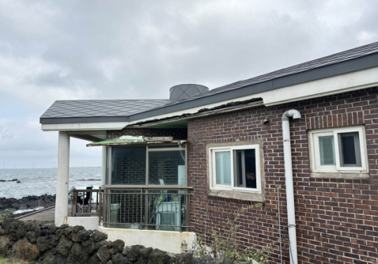 제주시 한림읍에 위치한 문다혜씨 소유의 단독주택 모습. 연합뉴스