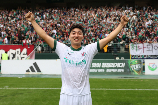 대전 하나시티즌의 김준범. 한국프로축구연맹 제공