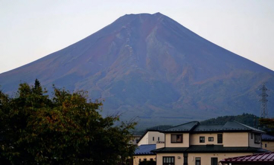 후지산, 요미우리신문 캡처