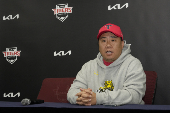 KIA의 이범호 감독. KIA 제공