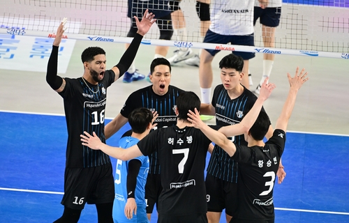 현대캐피탈 선수들[KOVO 제공. 재판매 및 DB 금지]