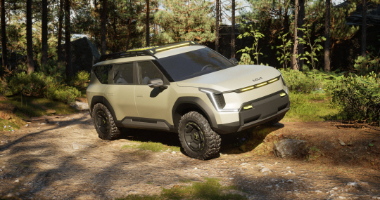 기아의 콘셉트카 ‘EV9 ADVNTR’(EV9 어드벤처). 기아 제공.