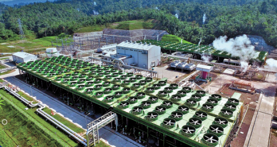 현대건설이 건설한 인도네시아 발전소 전경. 현대건설 홈페이지 캡처