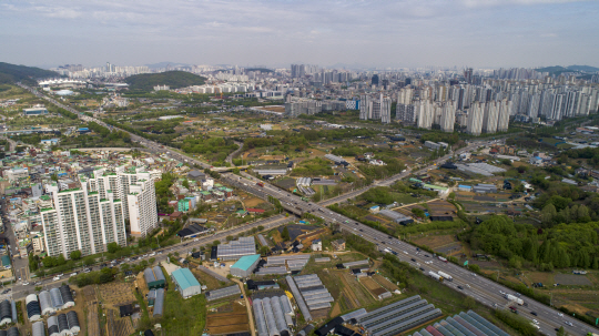 제2경인고속도로 남동나들목과 인접한 ‘구월아이시티’ 사업 부지. iH 제공