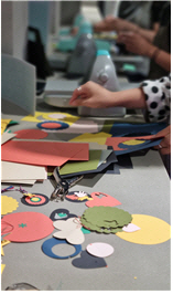 오너먼트 체험 예시 사진.