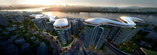 한남4구역을 재개발 한 ‘디에이치 한강’ 조감도. 현대건설 제공