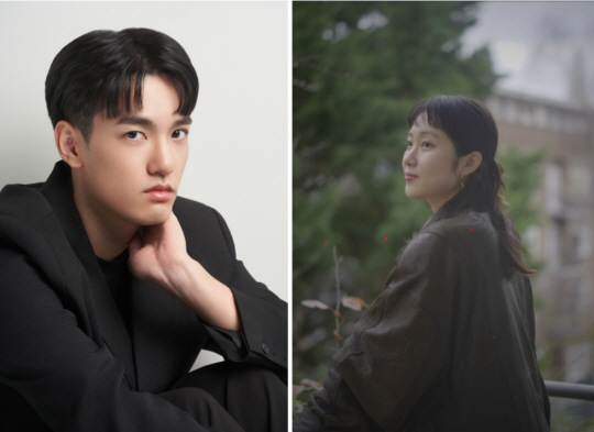 제14회 문지문학상을 수상한 송희지(왼쪽) 시인과 함윤이 소설가. 문학과지성사 제공