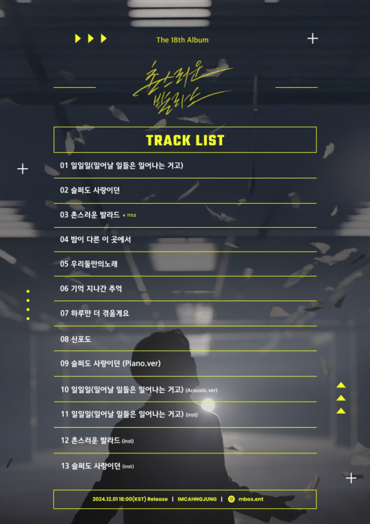 가수 임창정 신보 트랙리스트