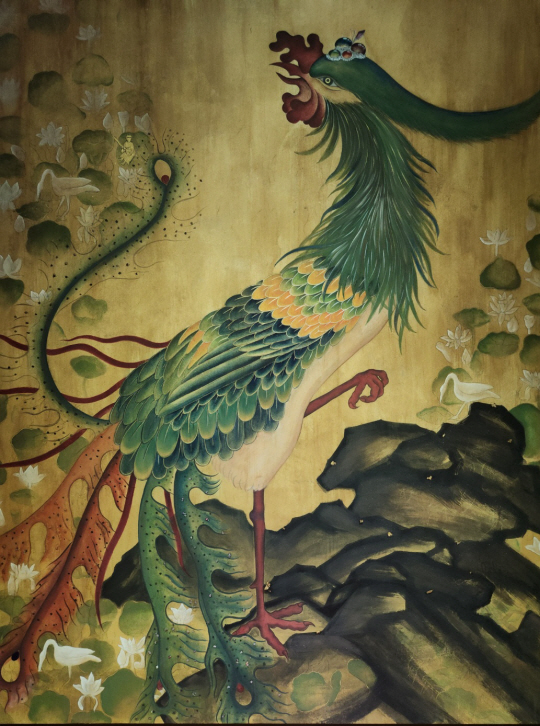 작품 ‘연화문봉황’. 한국조폐공사 제공