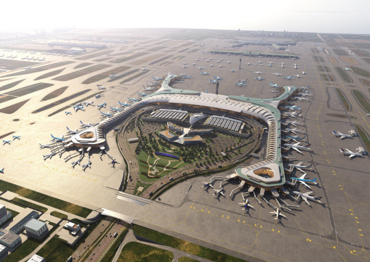 인천공항 4단계 사업 조감도. 인천국제공항공사 제공