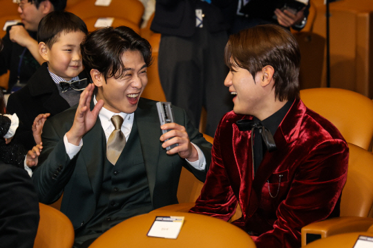 KIA의 김도영(오른쪽)과 박찬호. KIA 제공