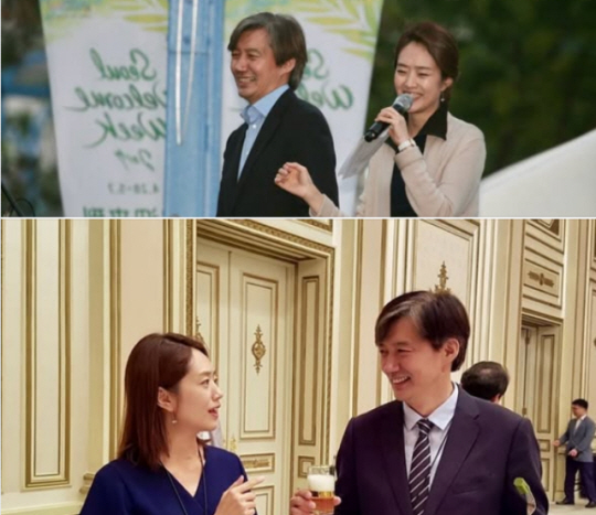 고민정 더불어민주당 의원과 조국 조국혁신당 전 대표. 고민정 의원 페이스북