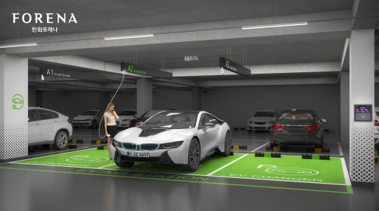 한화 건설부문 EV에어스테이션. 한화건설 제공