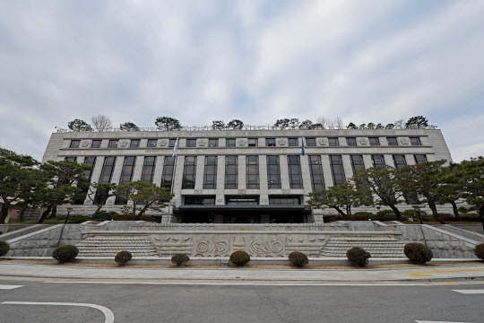 탄핵심판 앞둔 서울 종로구 헌법재판소. 연합뉴스
