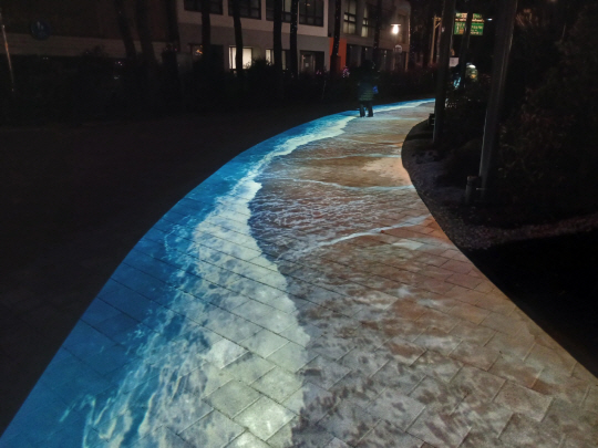 힐링 명소로 재탄생한 광진광장 모습. 광진구청 제공