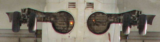 보잉737기의 랜딩기어. b737.co.uk 캡처