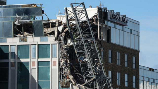 미국 플로리다 강타한 허리케인 ‘밀턴’.  AP 연합뉴스