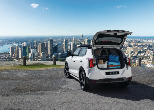 KG모빌리티(KGM)의 소형 SUV 티볼리. KGM 제공.