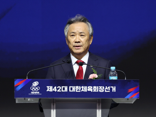 이기흥 대한체육회장. 뉴시스