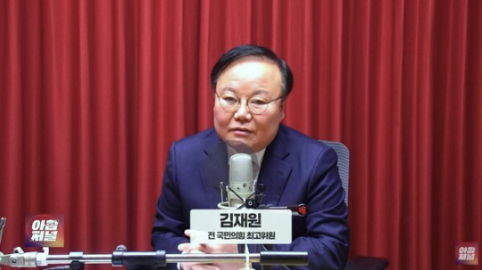 김재원 전 국민의 힘 최고위원. BBS ‘아침저널’ 캡처