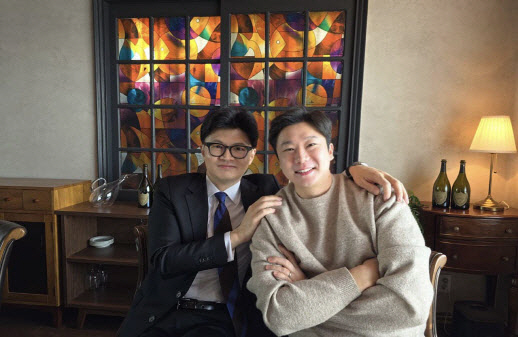 한동훈 전 국민의힘 대표와 회동한 진종오 의원. 진종오 의원 SNS 캡처