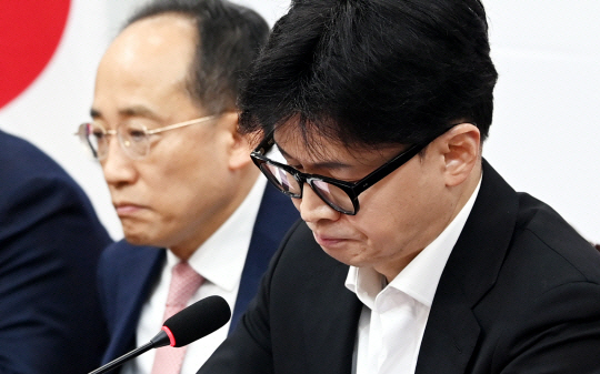 한동훈(오른쪽) 전 국민의힘 대표. 박윤슬 기자