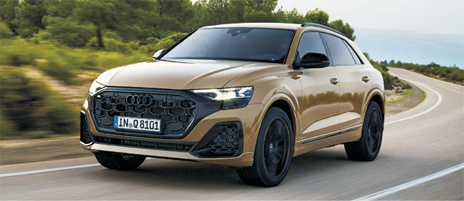 아우디의 대형 SUV ‘더 뉴 아우디 Q8’ 부분변경 모델. 아우디코리아 제공