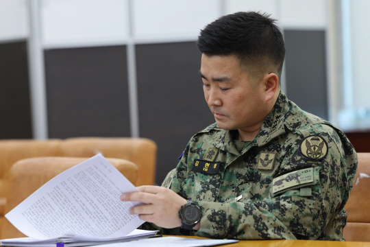 김현태육군 707특수임무단장. 뉴시스