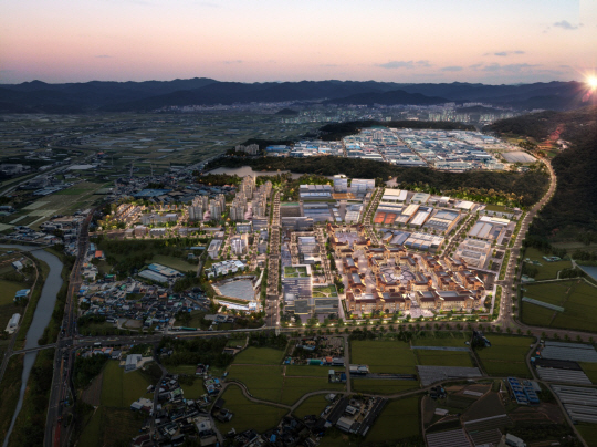 경북 경산시 경산지식산업지구 내 조성될 대형 아웃렛 조감도. 경산시청 제공