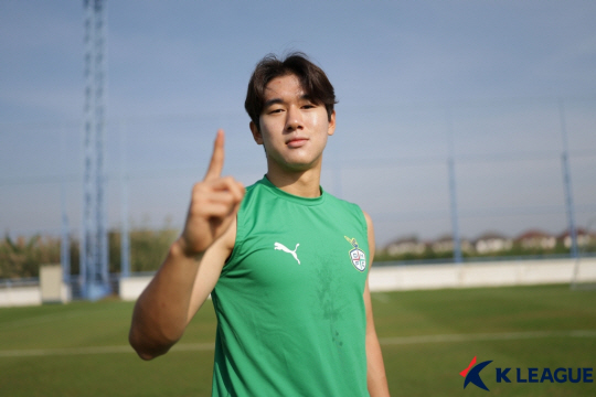 대전 하나시티즌의 윤도영. 한국프로축구연맹 제공