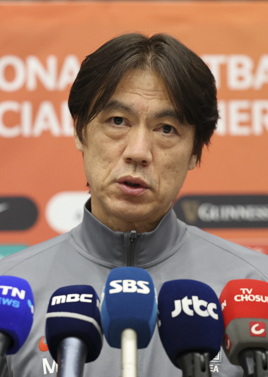 홍명보 축구대표팀 감독. 뉴시스