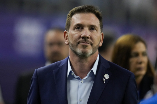 알레한드로 도밍게스 남미축구연맹 회장. AP뉴시스