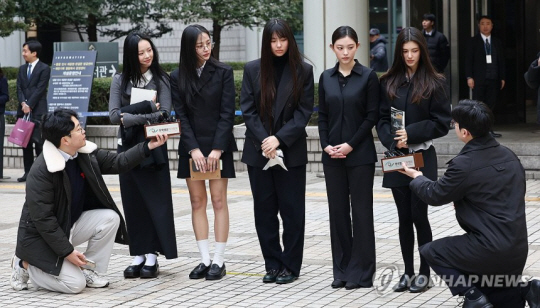 걸그룹 뉴진스. 연합뉴스