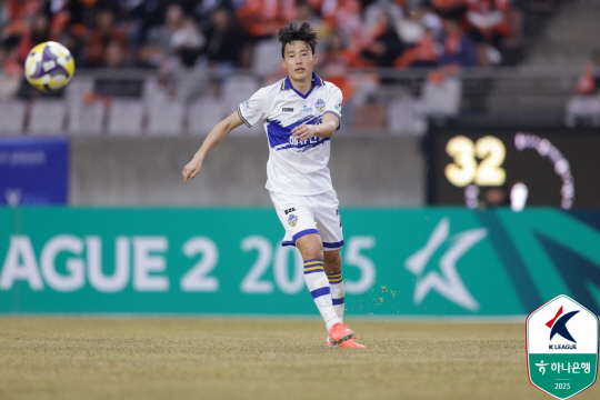 충남아산 FC의 손준호. 한국프로축구연맹 제공