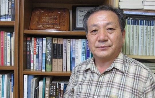 제6회 최재형상 단체상 수상자로 선정된 인천대학교 독립운동사연구소의 대표 이태룡 소장. 독립운동가최재형기념사업회 제공