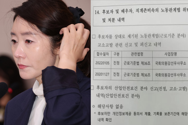 “강선우, 의원실 ‘보좌진 임금체불’ 관련 진정이 두 번이나 있었다…”