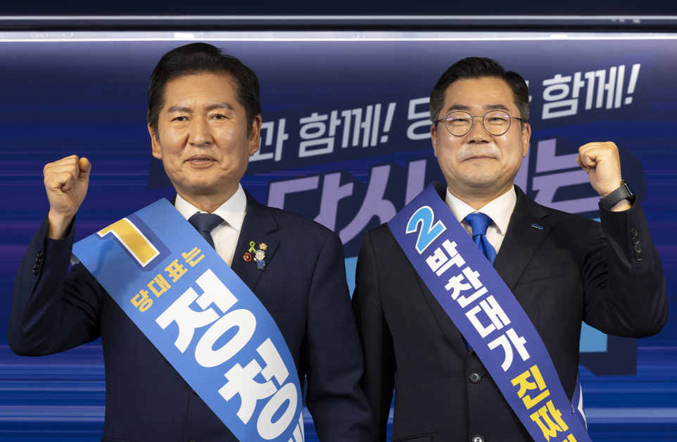 정청래, 당대표 첫 경선 충청서 득표율 ‘62.77%’로 승리