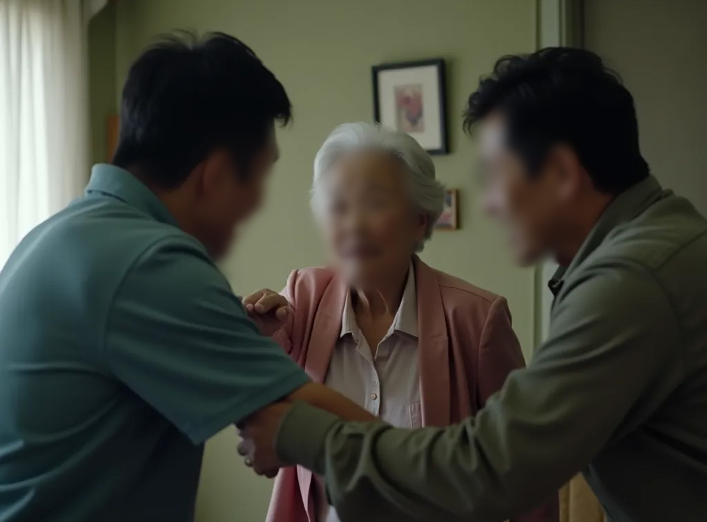 “아빠 땅 받아야 하니 엄마는 계속 맞고 사세요”